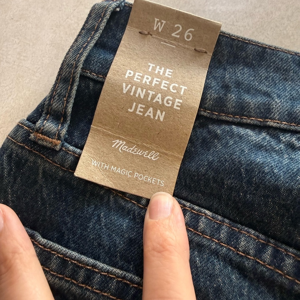 NWT Madewell Women's The Perfect Vintage Jeans - Picture 7 of 10